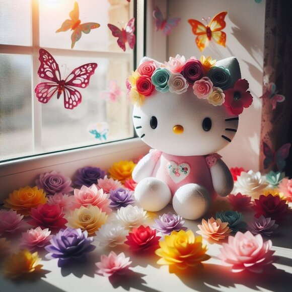 🆕️ Colorful Heart Stud 18K Gold Plated Stainless Steel Dainty Cute Earrings - Picture 8 of 11